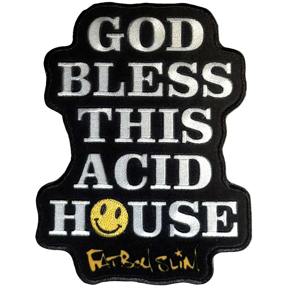 Fatboy Slim - God Bless Patch - Schwarz